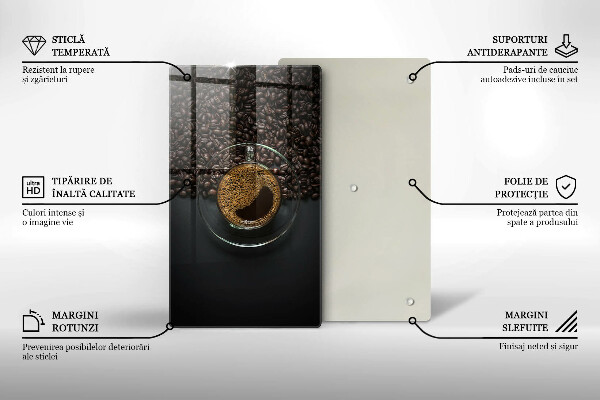 Tocător de bucătărie Cafea și fasole