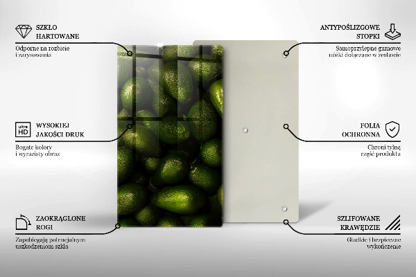 Tocător de bucătărie Fructe de avocado