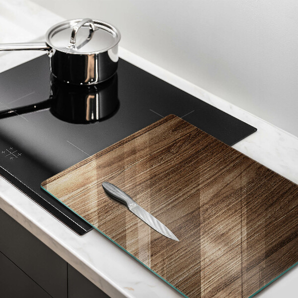 Tocător din sticlă Textura lemnului