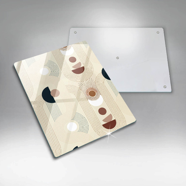 Tocător de bucătărie Forme cu geometrie Boho