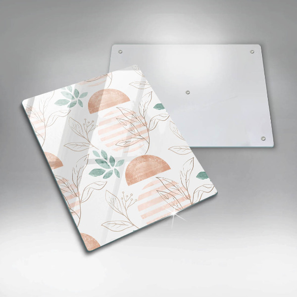 Tocător de bucătărie Model de frunze Boho