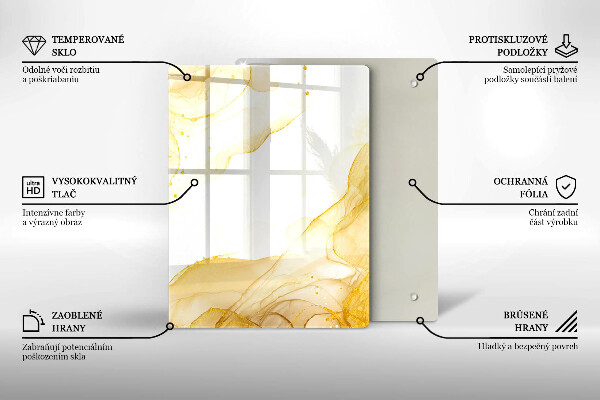 Tocător de bucătărie Model de frunze Boho