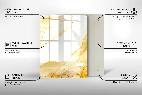 Tocător de bucătărie Model de frunze Boho