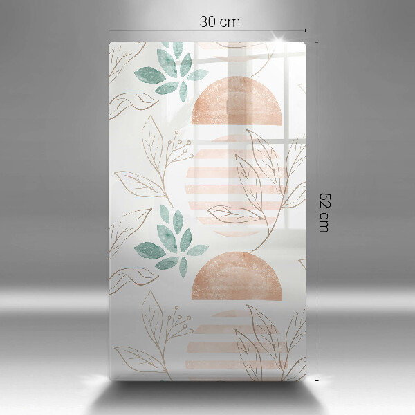 Tocător de bucătărie Model de frunze Boho