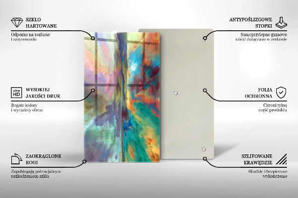 Tocător de bucătărie Cer colorat