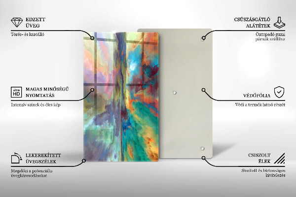 Tocător de bucătărie Cer colorat