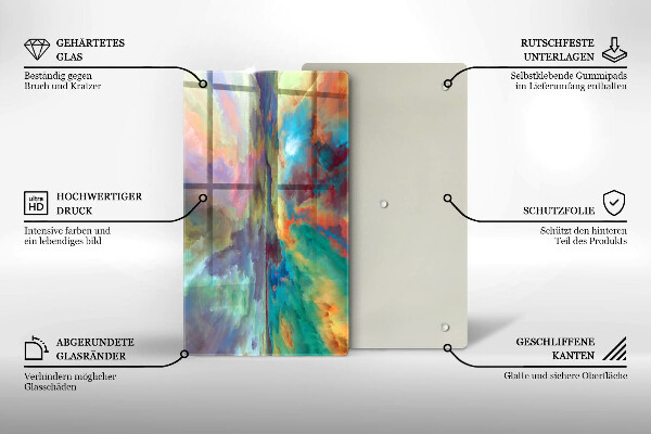 Tocător de bucătărie Cer colorat