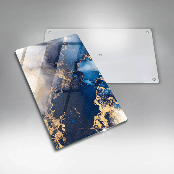 Tocător din sticlă Fundal elegant și auriu