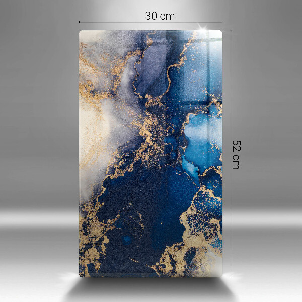 Tocător din sticlă Fundal elegant și auriu