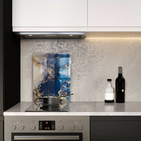 Tocător din sticlă Fundal elegant și auriu