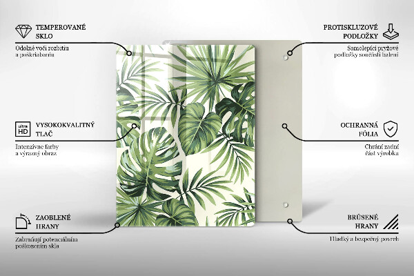 Tocător din sticlă Decoratiuni de iarna