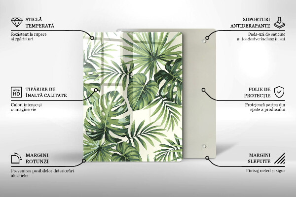 Tocător din sticlă Decoratiuni de iarna