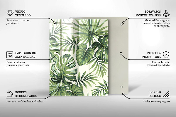 Tocător din sticlă Decoratiuni de iarna