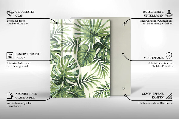 Tocător din sticlă Decoratiuni de iarna