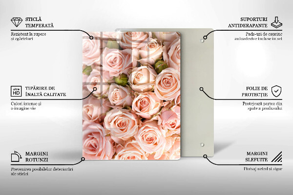 Tocător de bucătărie Frunză de nervură natură