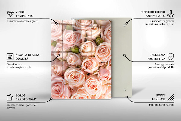 Tocător de bucătărie Frunză de nervură natură