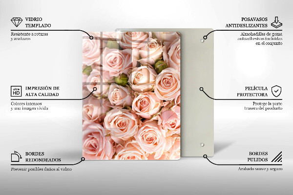 Tocător de bucătărie Frunză de nervură natură