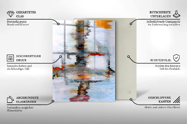 Tocător de bucătărie Vopsea fundal de abstractie