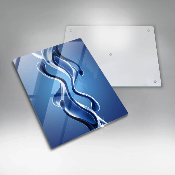 Tocător din sticlă Abstracția fluidelor