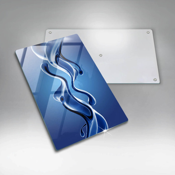 Tocător din sticlă Abstracția fluidelor