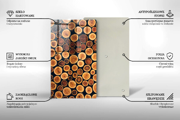 Tocător de bucătărie cioturi de copac din lemn