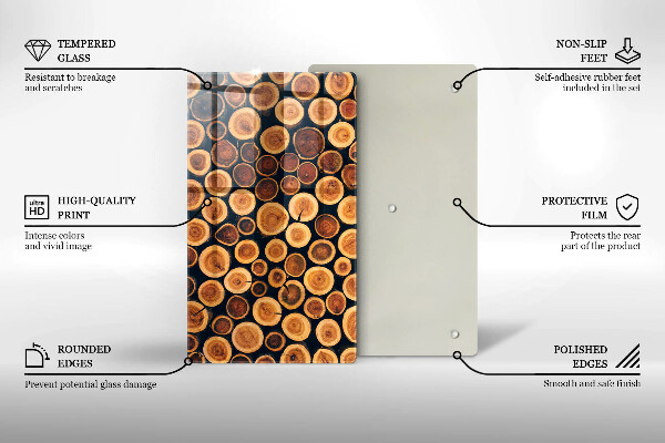Tocător de bucătărie cioturi de copac din lemn