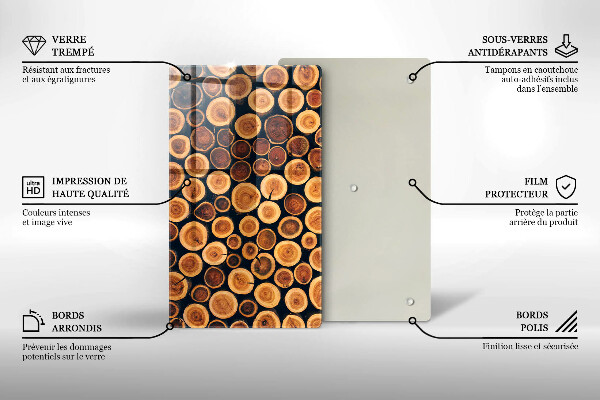 Tocător de bucătărie cioturi de copac din lemn