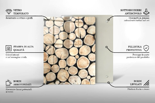 Tocător de bucătărie cioturi de copac din lemn