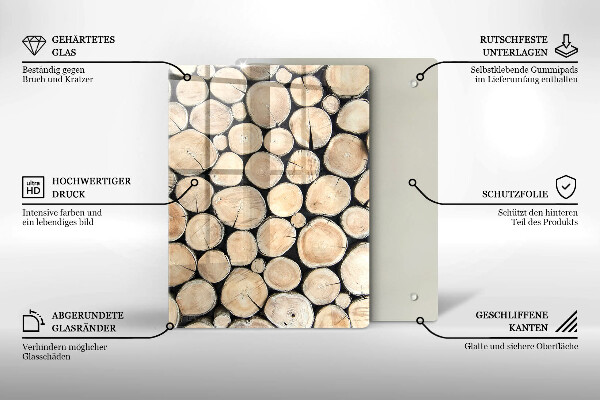 Tocător de bucătărie cioturi de copac din lemn
