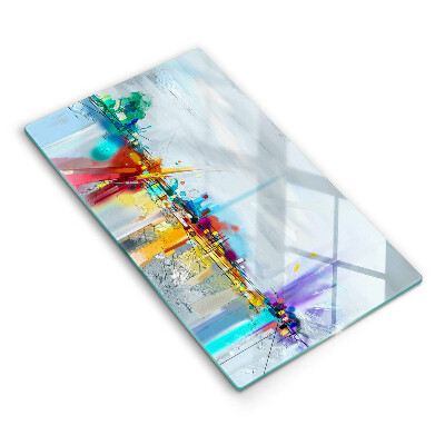 Tocător de bucătărie Abstracție pictată