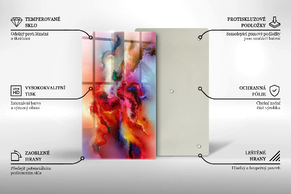 Tocător de bucătărie Abstracție fumurie
