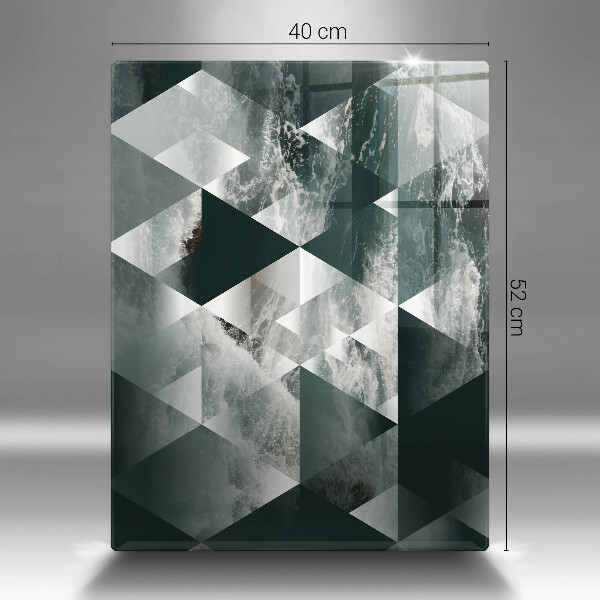 Tocător de bucătărie Triunghiuri și apă