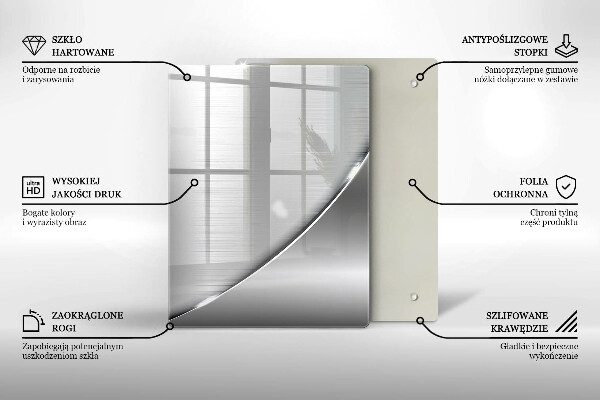 Tocător de bucătărie Triunghiuri și apă