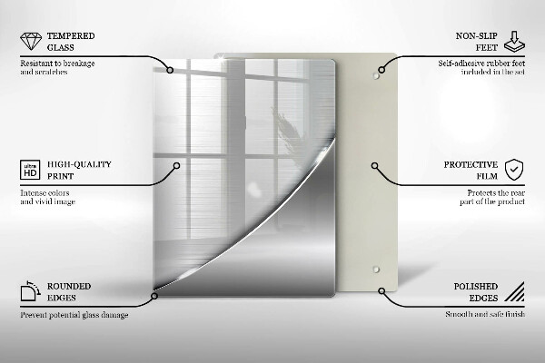 Tocător de bucătărie Triunghiuri și apă