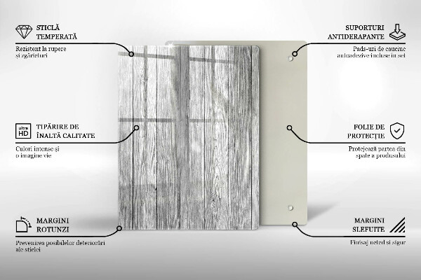 Tocător de bucătărie Picături de rouă și floare de trandafir