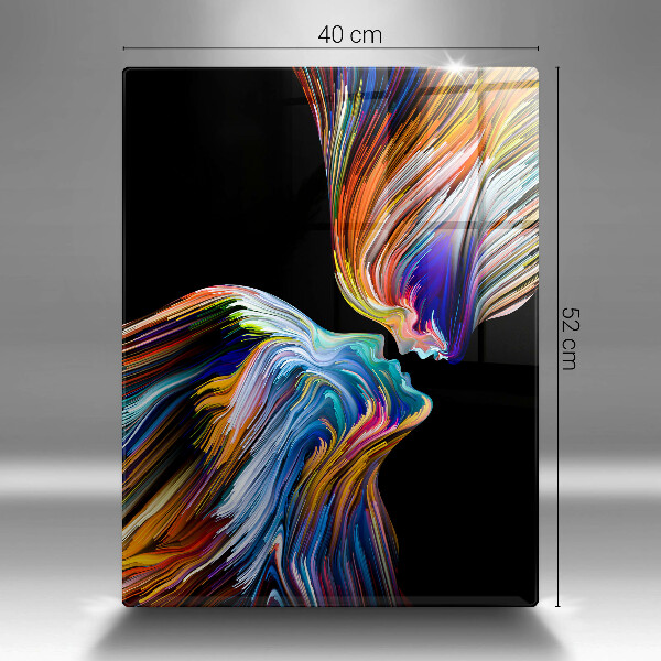 Tocător de bucătărie Sărut abstractie
