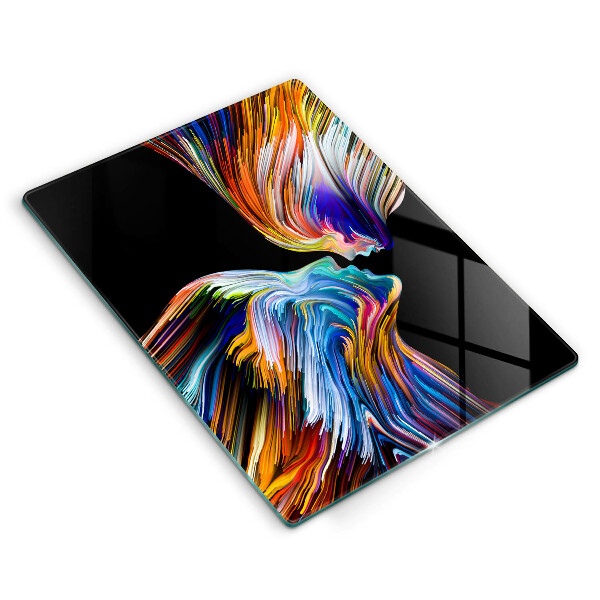 Tocător de bucătărie Sărut abstractie