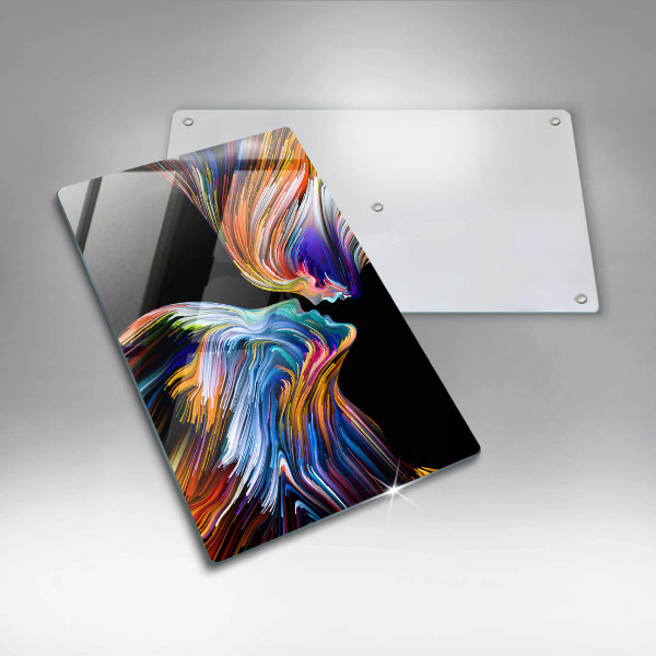 Tocător de bucătărie Sărut abstractie