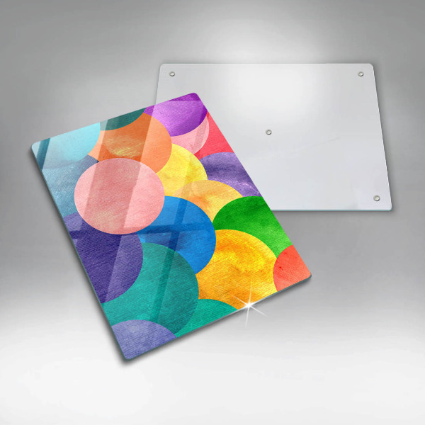 Tocător de bucătărie Cercuri colorate