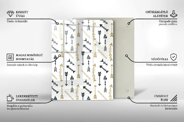 Tocător de bucătărie Cercuri colorate