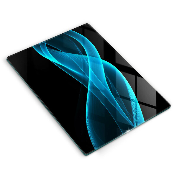 Tocător de bucătărie Abstracția albastră