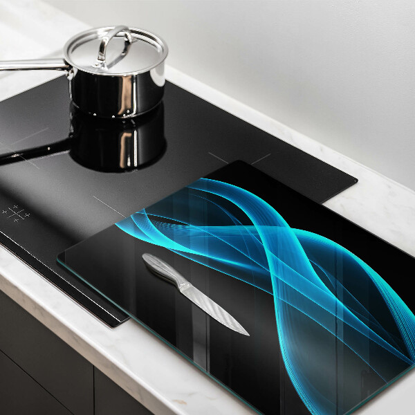 Tocător de bucătărie Abstracția albastră