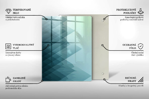 Tocător de bucătărie Pene delicate