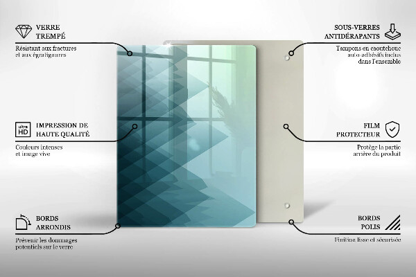 Tocător de bucătărie Pene delicate