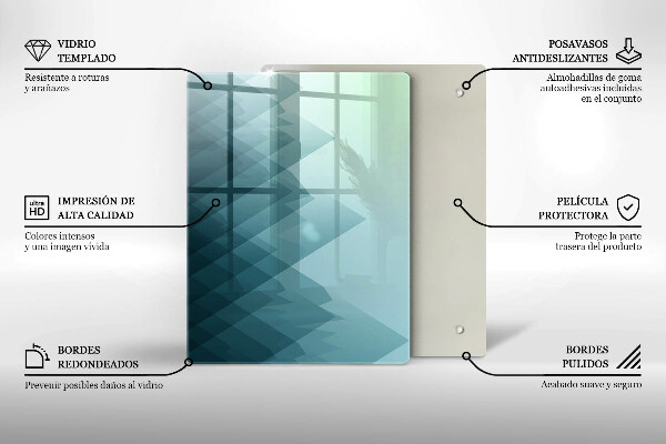 Tocător de bucătărie Pene delicate