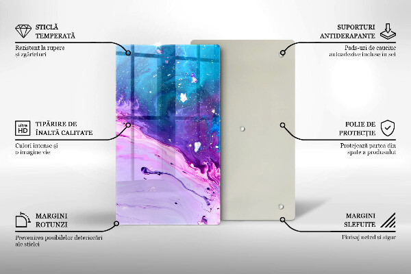 Tocător de bucătărie Cerneluri de abstractizare