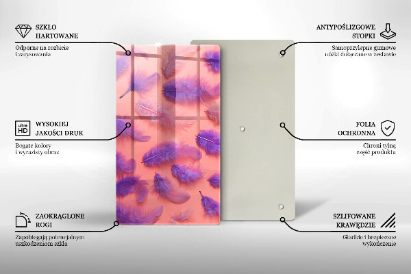 Tocător de bucătărie Pene pufoase
