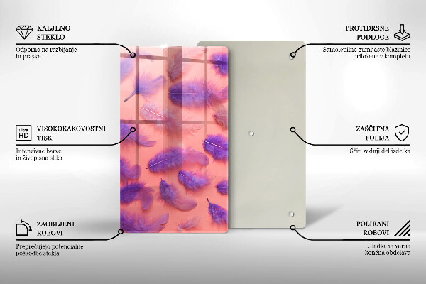 Tocător de bucătărie Pene pufoase