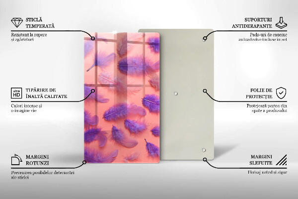 Tocător de bucătărie Pene pufoase