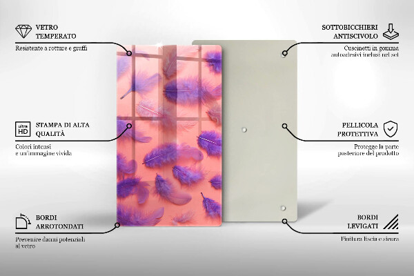 Tocător de bucătărie Pene pufoase